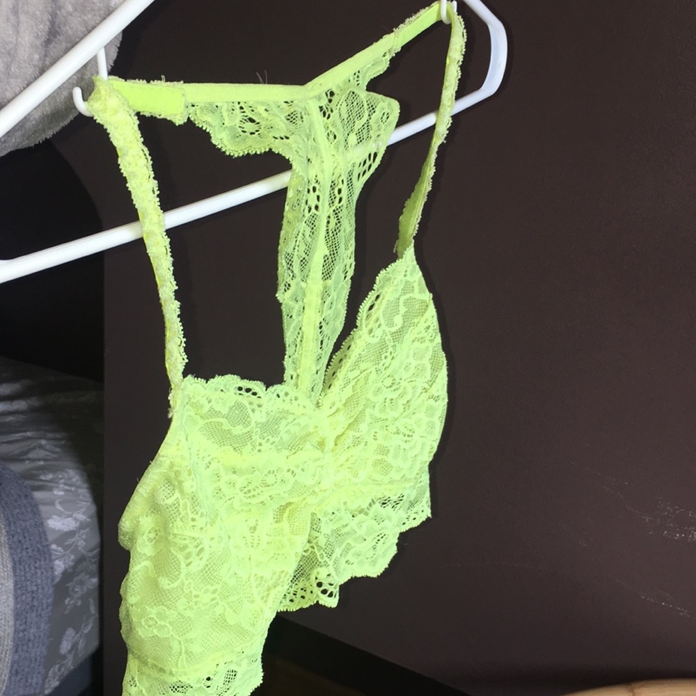 Highlighter Yellow Bralette 🔴